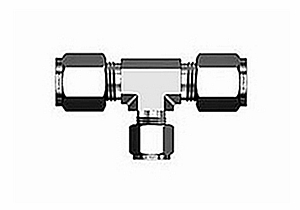 FRUT series clamping sleeve reducing tee joint