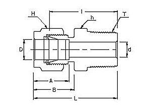 FMC series external threaded connectors