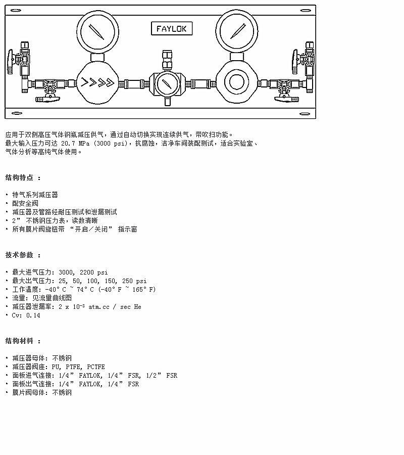 Semi-automatic switching control panel - ball valve