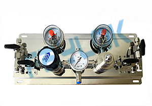 Semi-automatic switching control panel - ball valve